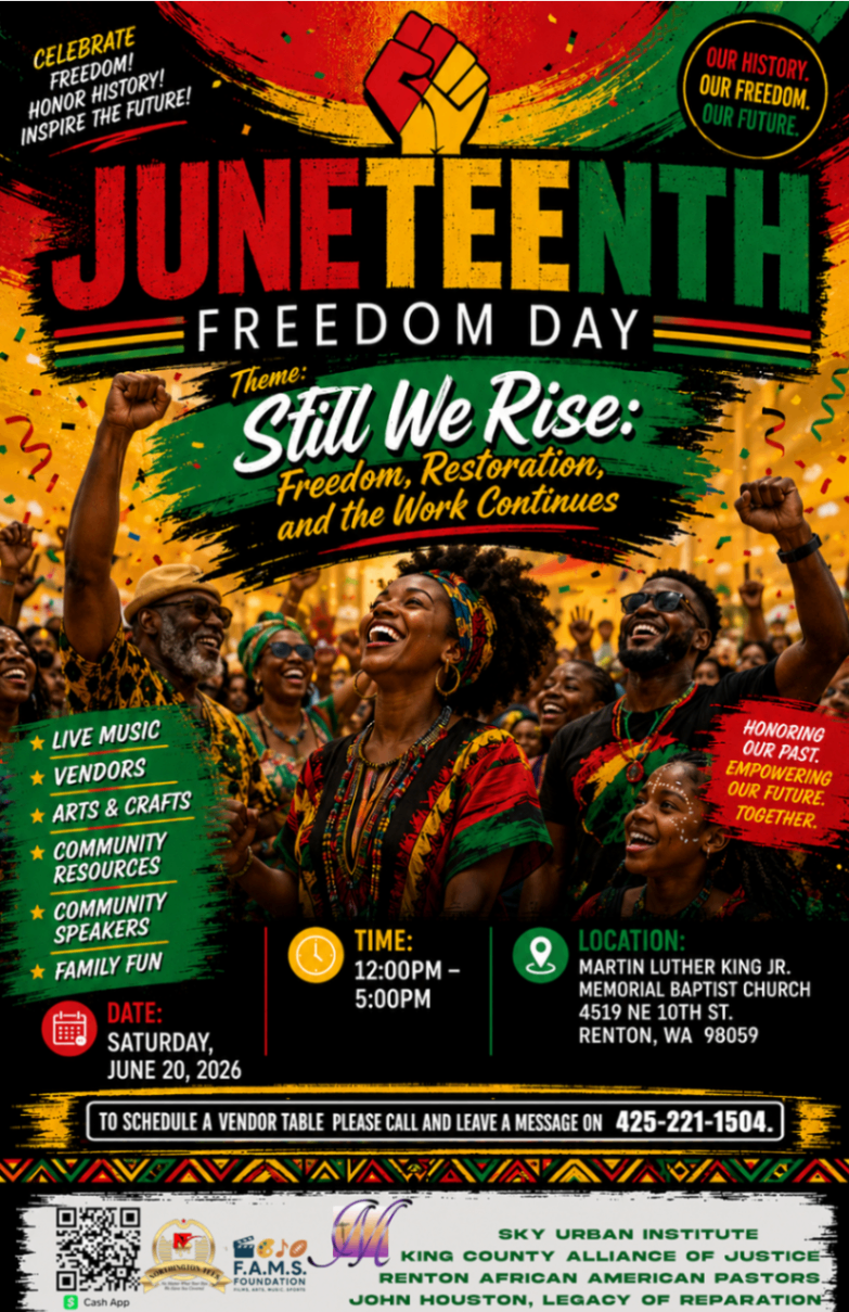 Juneteenth Freedom Day flyer